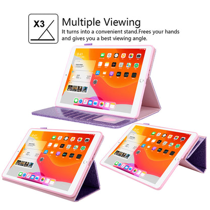 Metal Buckle Card Slots Stand Leather Smart Cover with Hand Strap for iPad Air (2020)/Air (2022)/Pro 11-inch (2021)(2020)(2018)