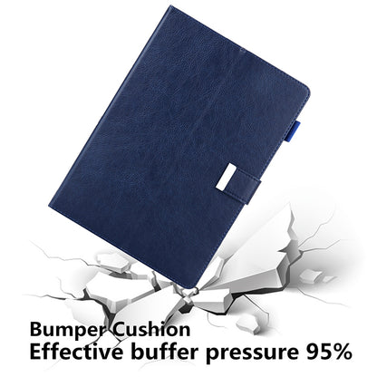 Metal Buckle Card Slots Stand Leather Smart Cover with Hand Strap for iPad Air (2020)/Air (2022)/Pro 11-inch (2021)(2020)(2018)