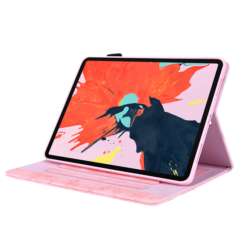 Business Style Auto Wake & Sleep Leather Stand Case with Card Holder for iPad Air (2020)/Air (2022)/Pro 11-inch (2020)(2018)