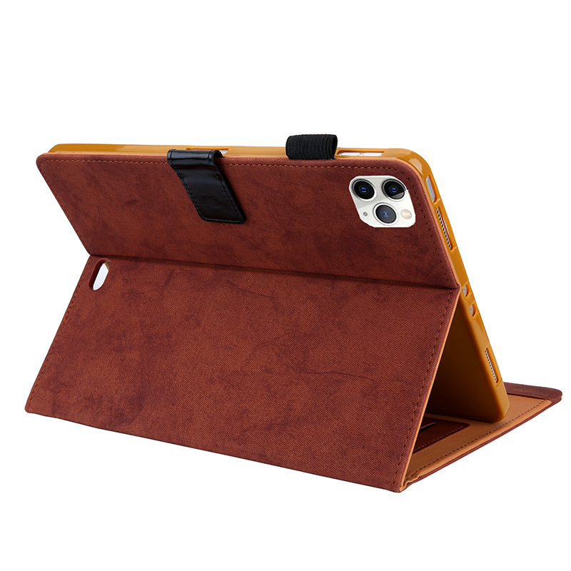 Business Style Auto Wake & Sleep Leather Stand Case with Card Holder for iPad Air (2020)/Air (2022)/Pro 11-inch (2020)(2018)