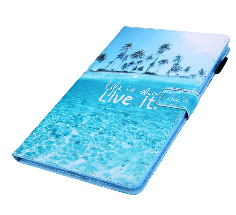 Pattern Printing Multi-angle Stand Leather Card Slot Tablet Case for iPad Air (2020)/Air (2022)/Pro 11-inch (2020)(2018)