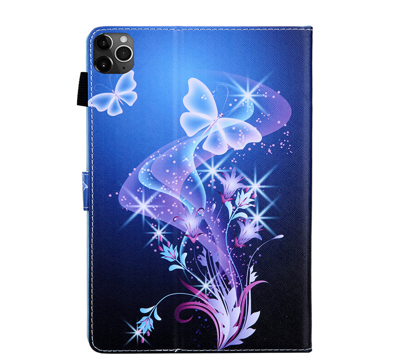 Pattern Printing Multi-angle Stand Leather Card Slot Tablet Case for iPad Air (2020)/Air (2022)/Pro 11-inch (2020)(2018)