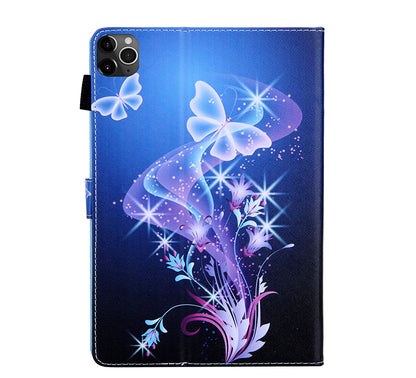 Pattern Printing Multi-angle Stand Leather Card Slot Tablet Case for iPad Air (2020)/Air (2022)/Pro 11-inch (2020)(2018)
