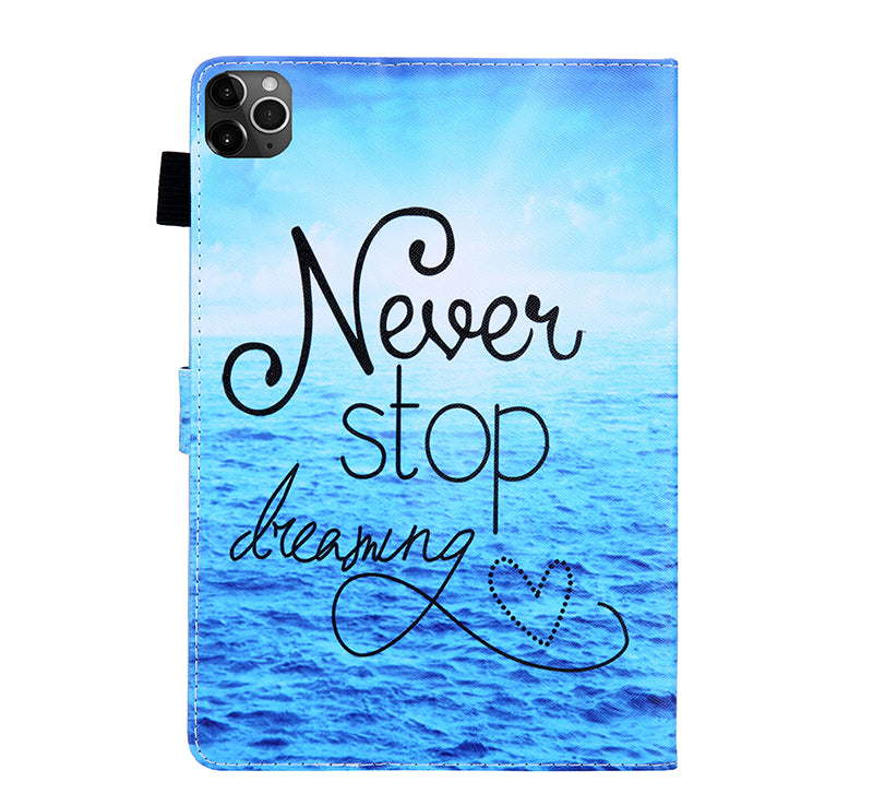 Pattern Printing Multi-angle Stand Leather Card Slot Tablet Case for iPad Air (2020)/Air (2022)/Pro 11-inch (2020)(2018)