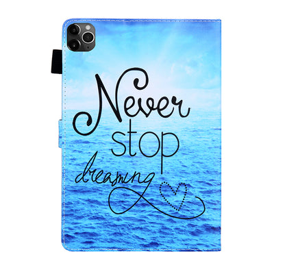 Pattern Printing Multi-angle Stand Leather Card Slot Tablet Case for iPad Air (2020)/Air (2022)/Pro 11-inch (2020)(2018)