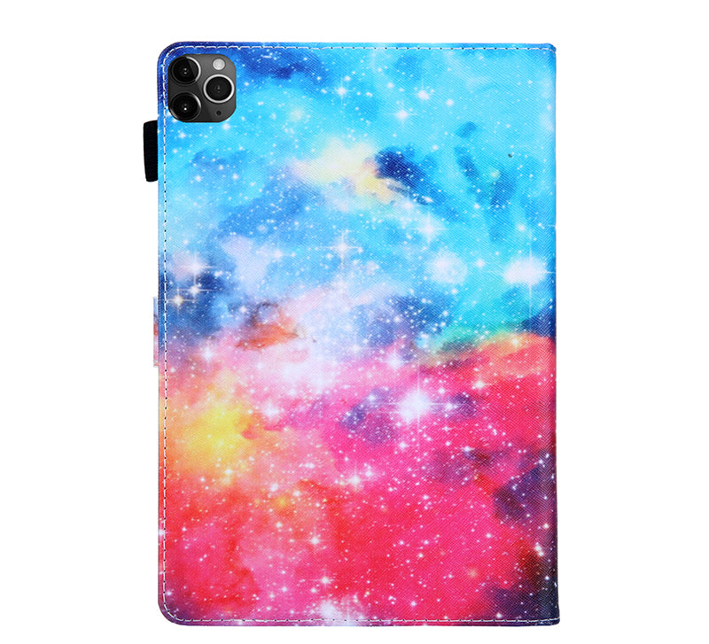 Pattern Printing Multi-angle Stand Leather Card Slot Tablet Case for iPad Air (2020)/Air (2022)/Pro 11-inch (2020)(2018)