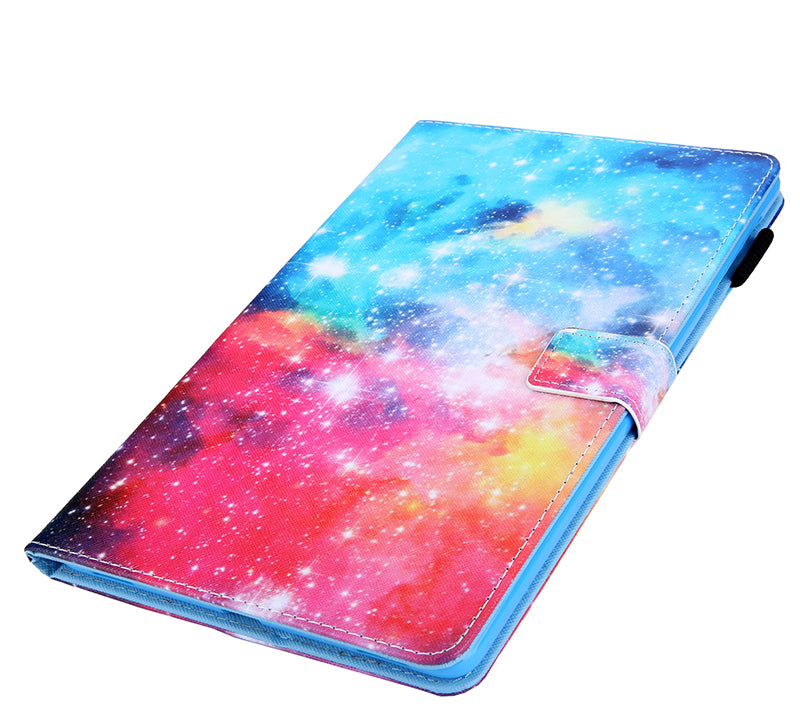 Pattern Printing Multi-angle Stand Leather Card Slot Tablet Case for iPad Air (2020)/Air (2022)/Pro 11-inch (2020)(2018)
