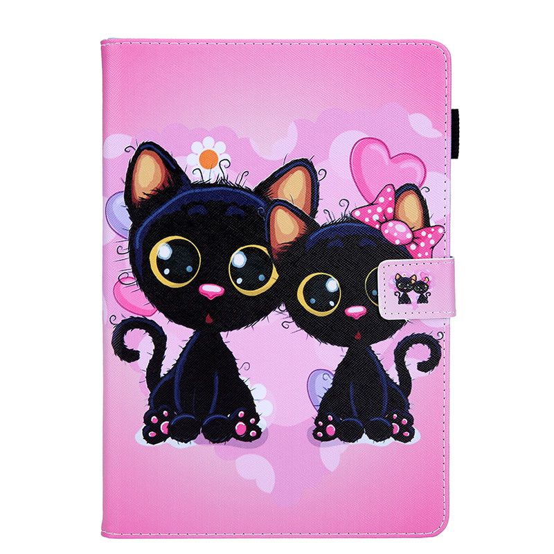 Pattern Printing Multi-angle Stand Leather Card Slot Tablet Case for iPad Air (2020)/Air (2022)/Pro 11-inch (2020)(2018)