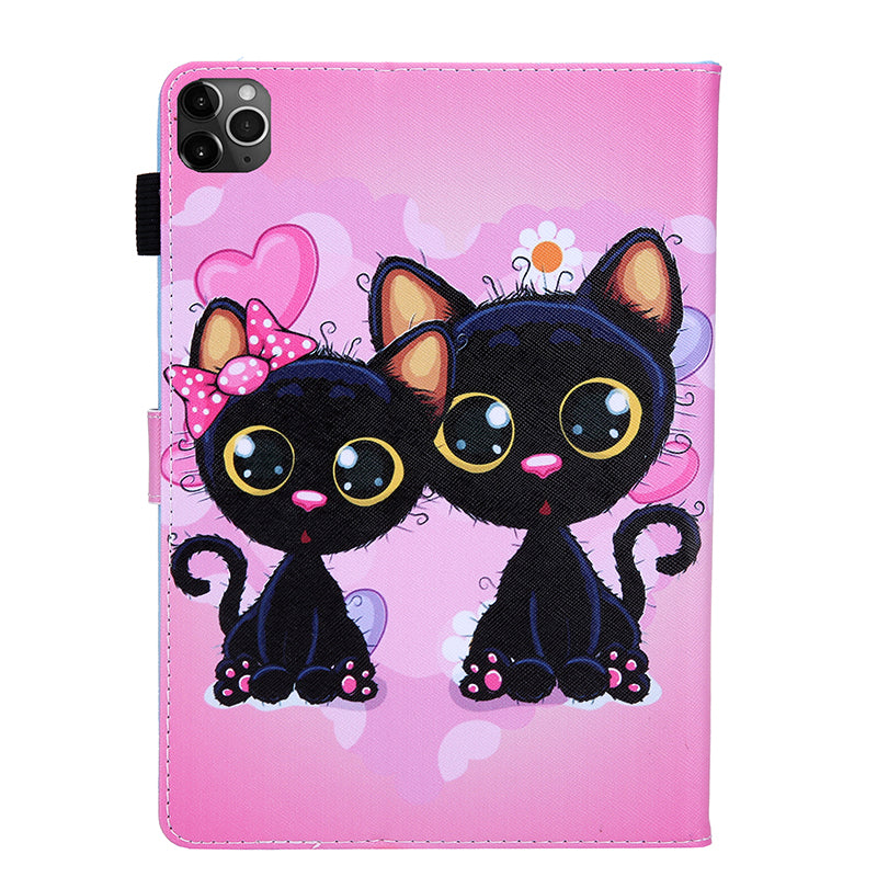 Pattern Printing Multi-angle Stand Leather Card Slot Tablet Case for iPad Air (2020)/Air (2022)/Pro 11-inch (2020)(2018)