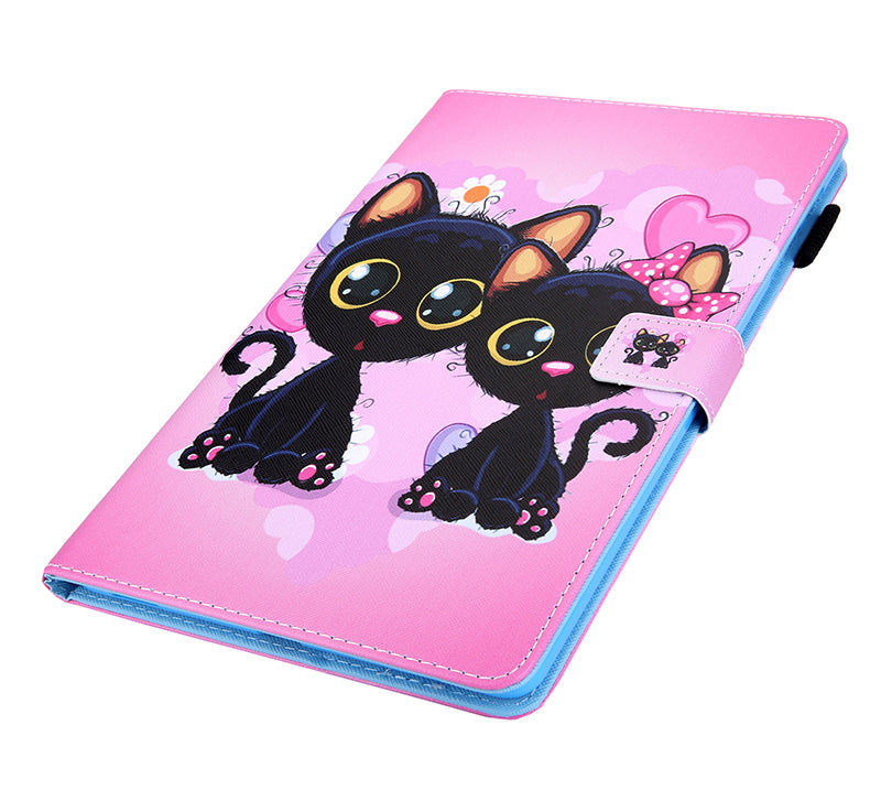 Pattern Printing Multi-angle Stand Leather Card Slot Tablet Case for iPad Air (2020)/Air (2022)/Pro 11-inch (2020)(2018)