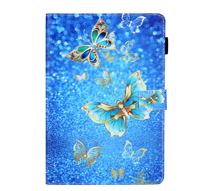 Pattern Printing Multi-angle Stand Leather Card Slot Tablet Case for iPad Air (2020)/Air (2022)/Pro 11-inch (2020)(2018)