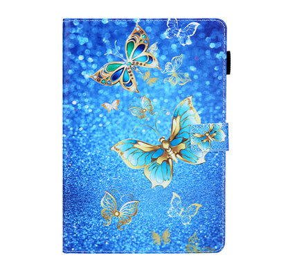 Pattern Printing Multi-angle Stand Leather Card Slot Tablet Case for iPad Air (2020)/Air (2022)/Pro 11-inch (2020)(2018)