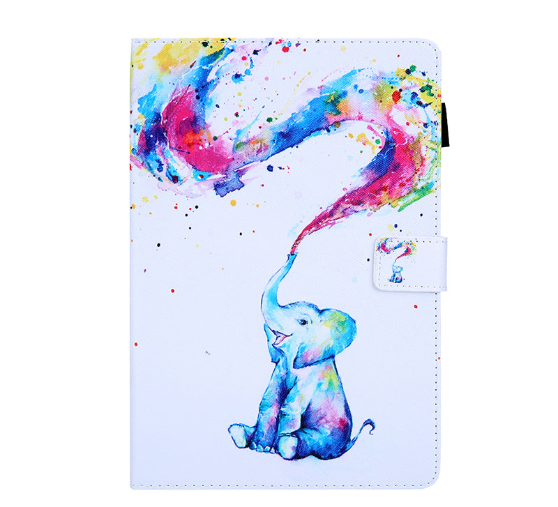 Pattern Printing Multi-angle Stand Leather Card Slot Tablet Case for iPad Air (2020)/Air (2022)/Pro 11-inch (2020)(2018)