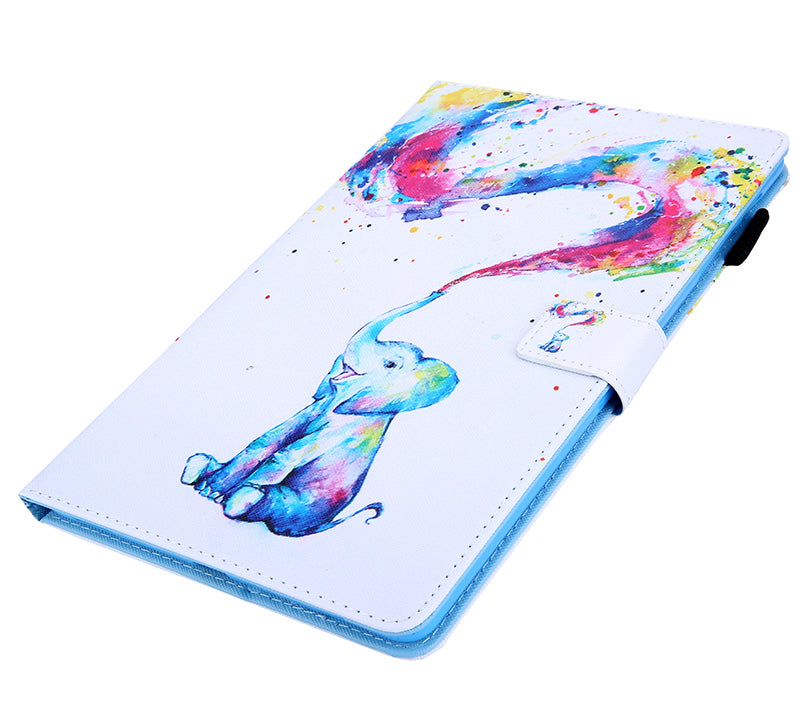 Pattern Printing Multi-angle Stand Leather Card Slot Tablet Case for iPad Air (2020)/Air (2022)/Pro 11-inch (2020)(2018)