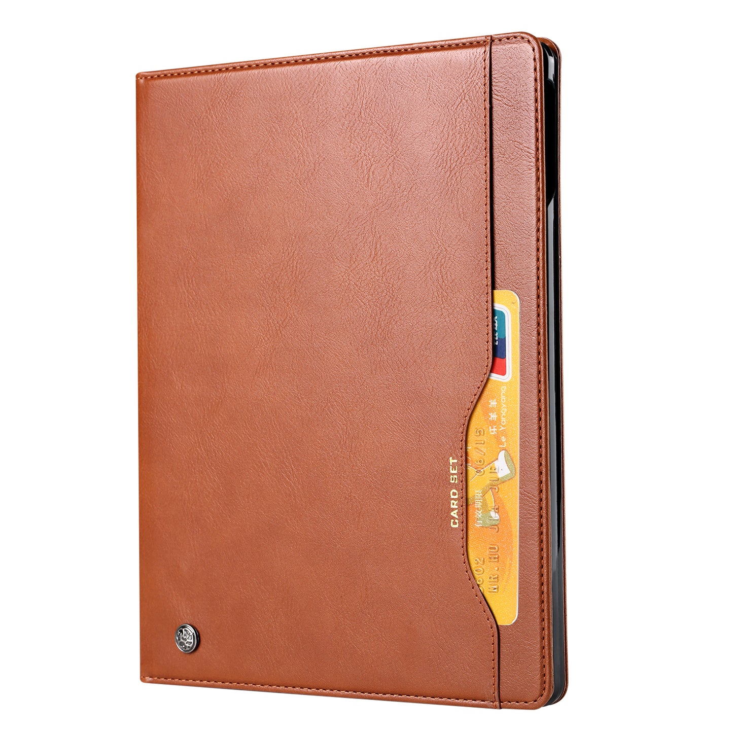 Auto-absorbed PU Leather Wallet Stand Tablet Case with Pen Slot for iPad Pro 11-inch (2020)/(2018)