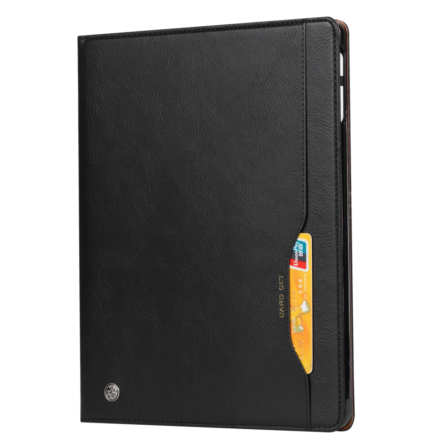Auto-absorbed PU Leather Wallet Stand Tablet Case with Pen Slot for iPad Pro 11-inch (2020)/(2018)