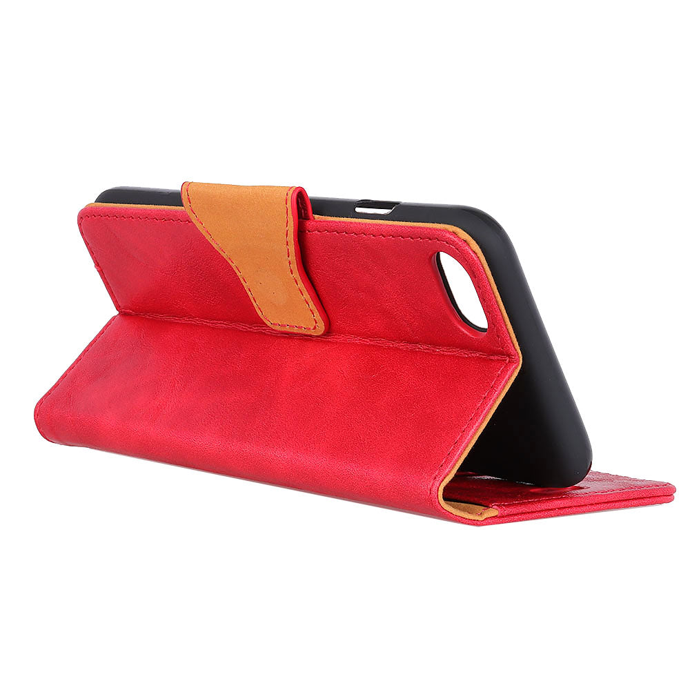 Crazy Horse Wallet Leather Stand Case for iPhone SE (2020)/SE (2022)/7/8 4.7 inch