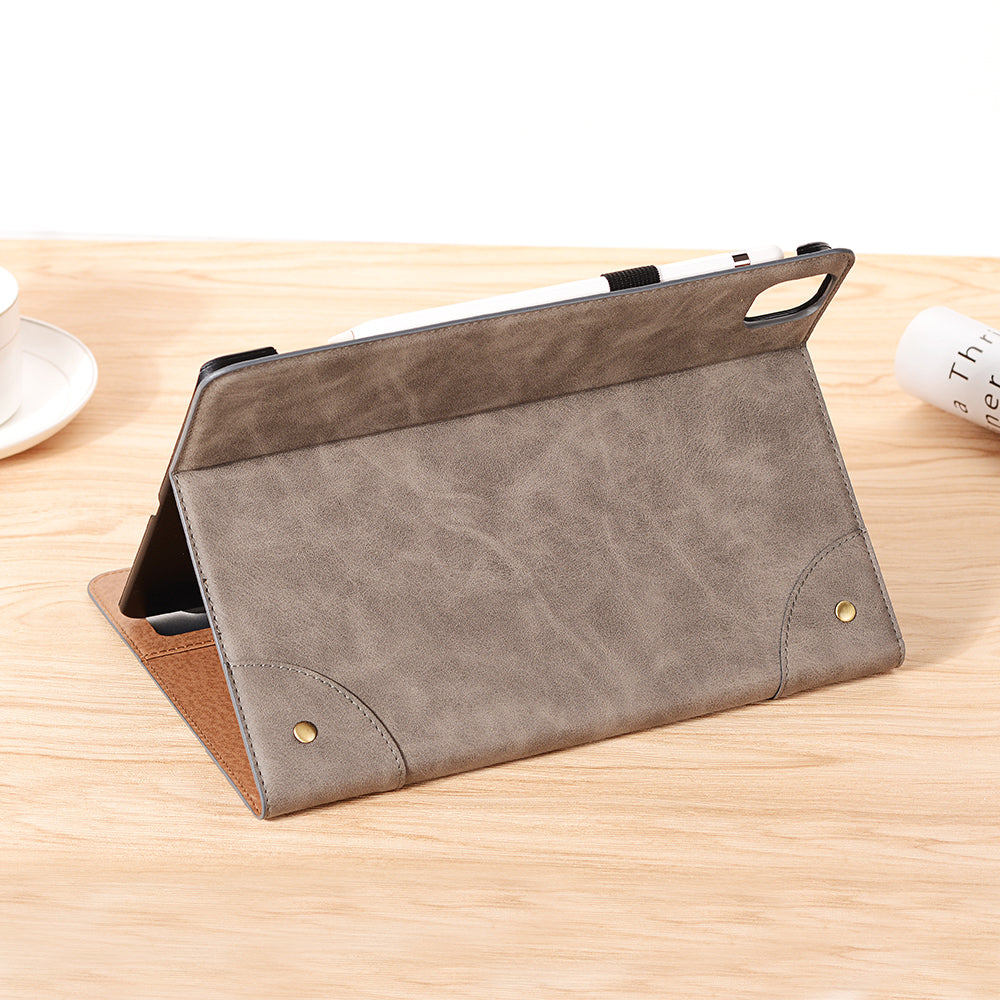 Auto Wake & Sleep Stand PU Leather Tablet Case with Card Holder for iPad Pro 11-inch (2020)/(2018)