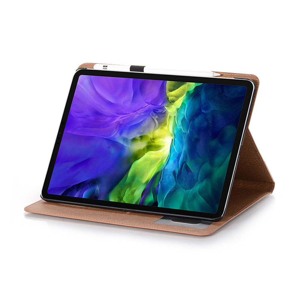 Auto Wake & Sleep Stand PU Leather Tablet Case with Card Holder for iPad Pro 11-inch (2020)/(2018)