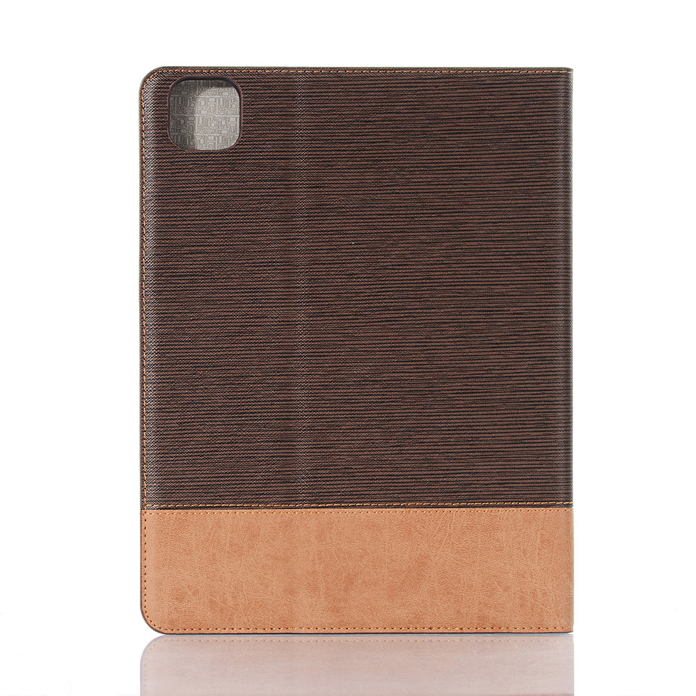 Cross Texture Splicing Leather Wallet Smart Cover for iPad Pro 11-inch (2020)/(2018)
