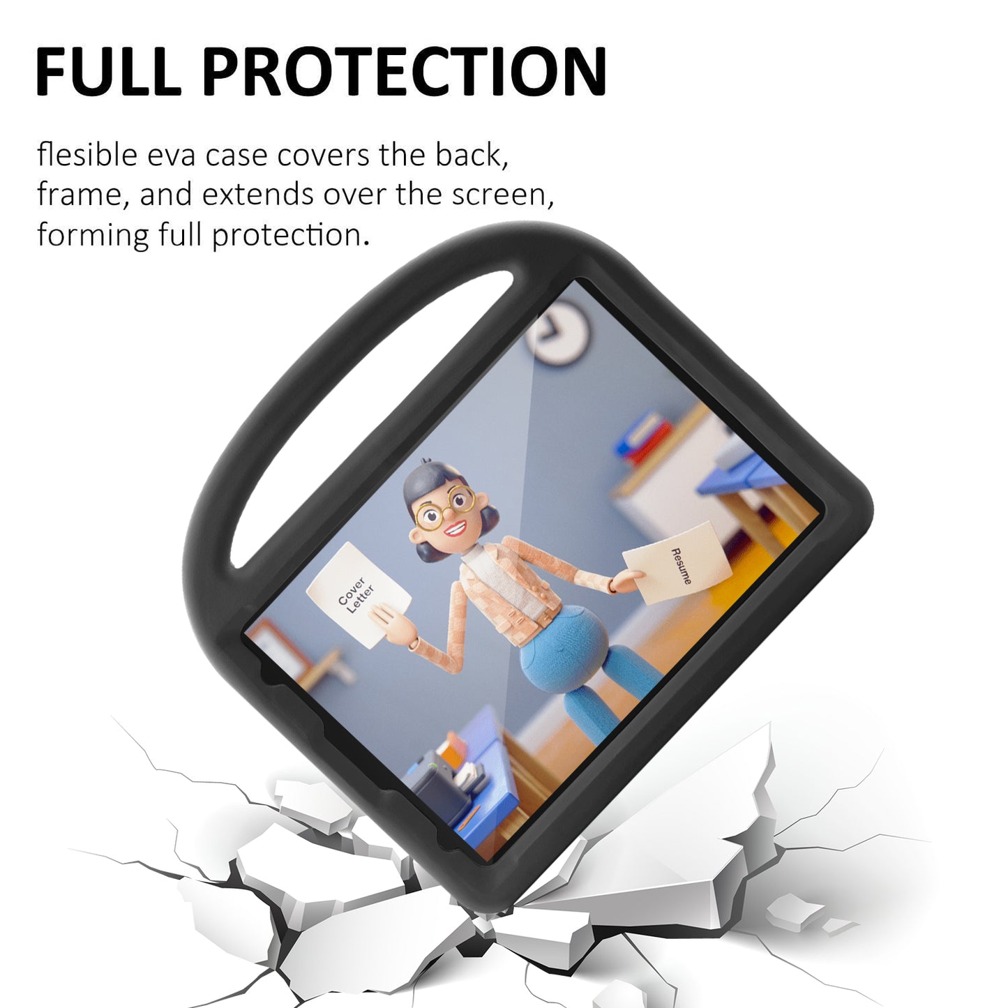 Sparrow Style Shockproof Kickstand EVA Table Case for iPad Air (2020)/Air (2022)/Pro 11-inch (2021)(2020)(2018)