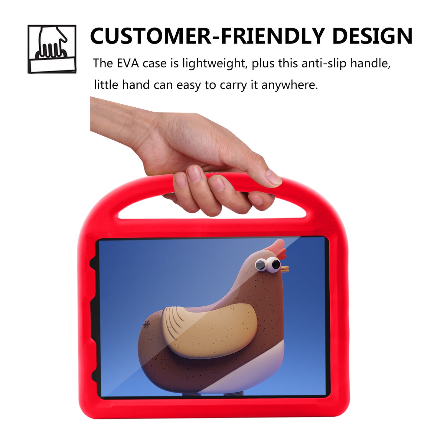 Sparrow Style Shockproof Kickstand EVA Table Case for iPad Air (2020)/Air (2022)/Pro 11-inch (2021)(2020)(2018)