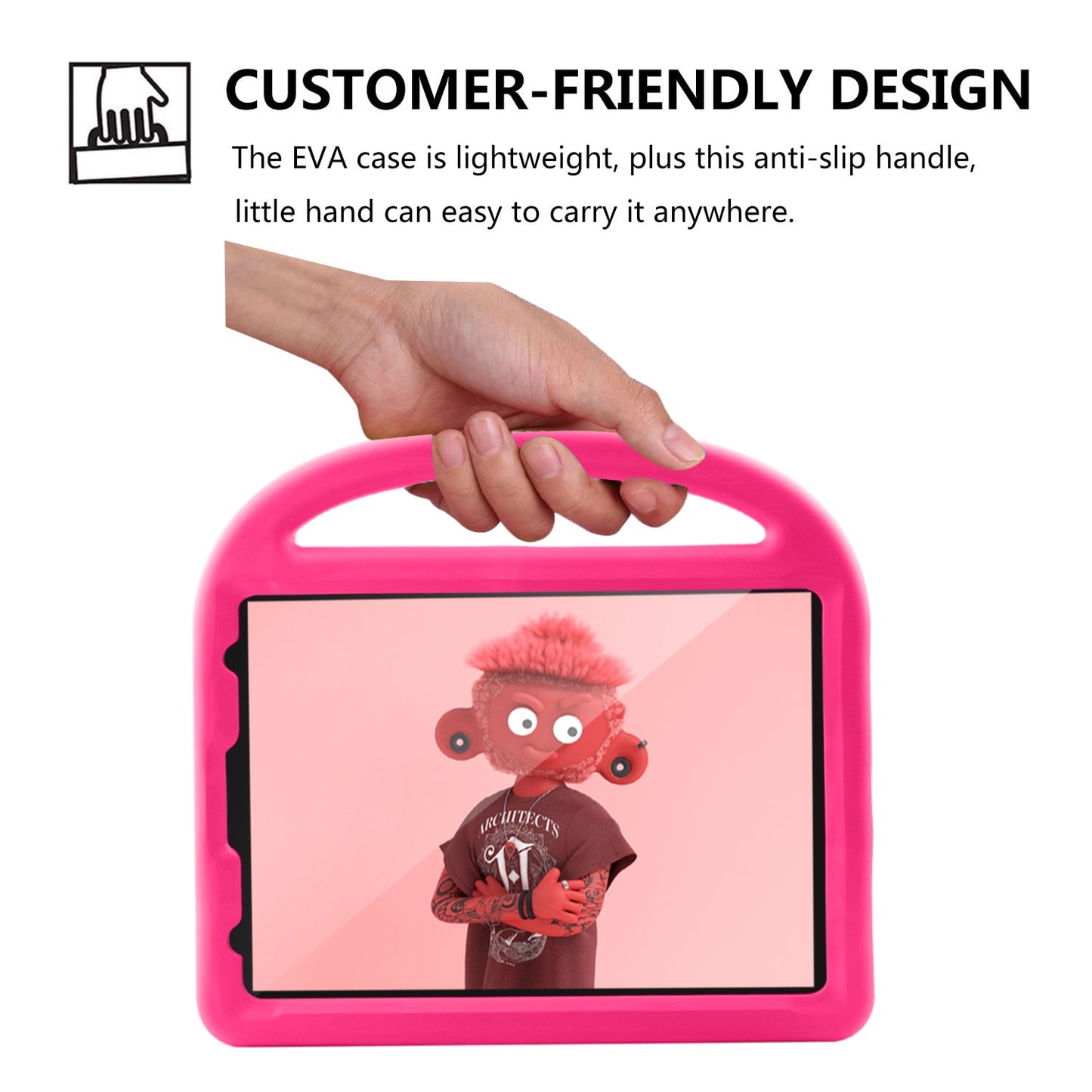 Sparrow Style Shockproof Kickstand EVA Table Case for iPad Air (2020)/Air (2022)/Pro 11-inch (2021)(2020)(2018)