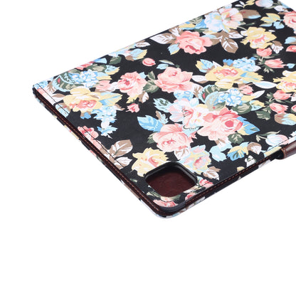 Flower Cloth Skin PU Leather Case for iPad Pro 11-inch (2020) (2018)