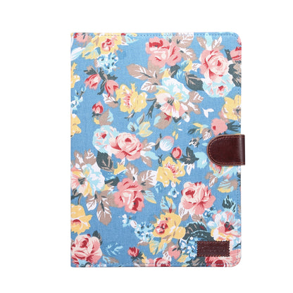 Flower Cloth Skin PU Leather Case for iPad Pro 11-inch (2020) (2018)
