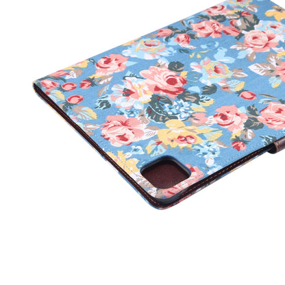 Flower Cloth Skin PU Leather Case for iPad Pro 11-inch (2020) (2018)