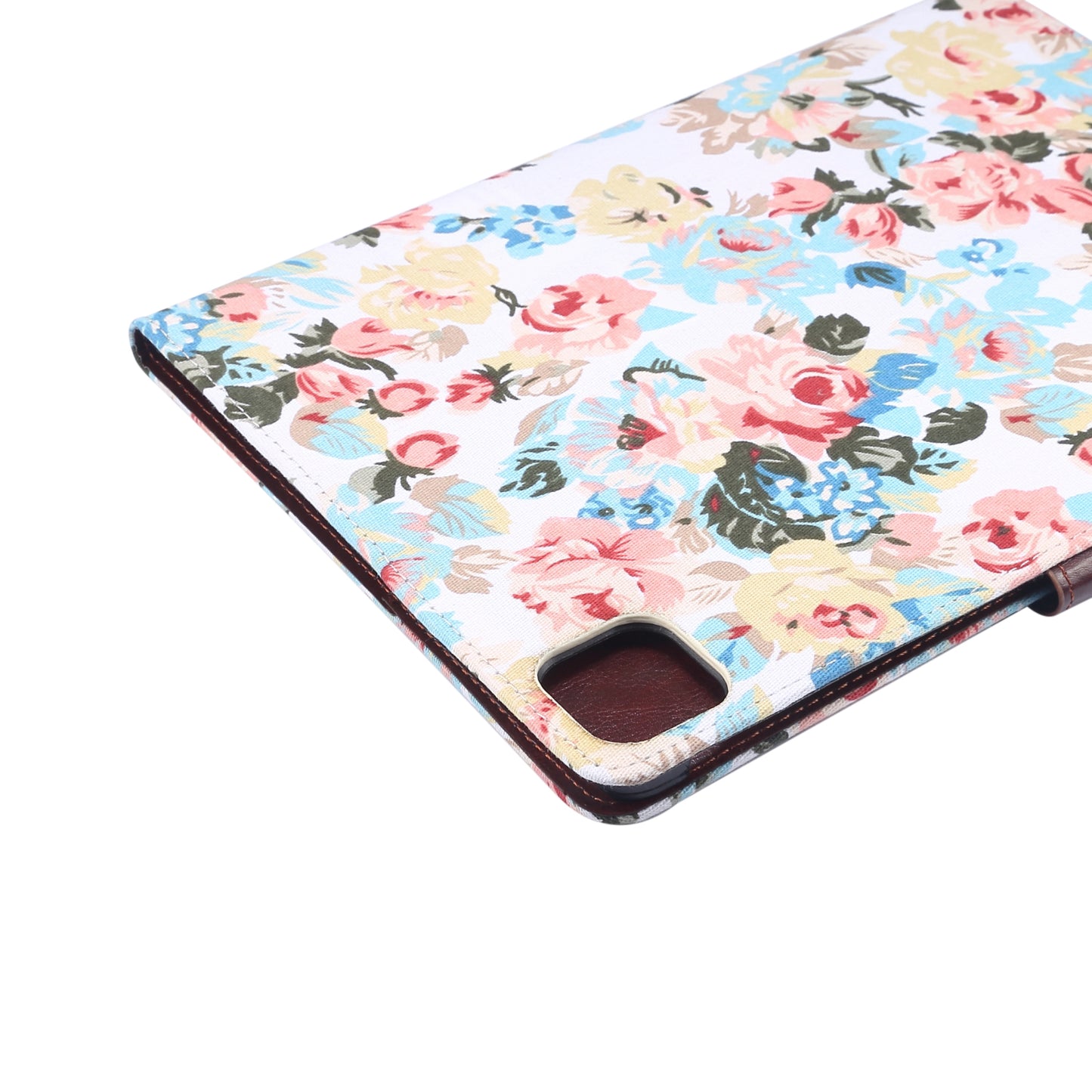 Flower Cloth Skin PU Leather Case for iPad Pro 11-inch (2020) (2018)