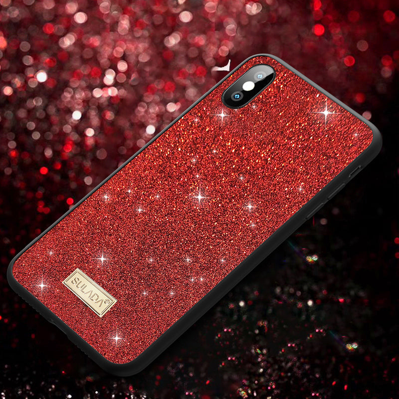 SULADA PU Leather+TPU Phone Case for iPhone XS / X 5.8-inch