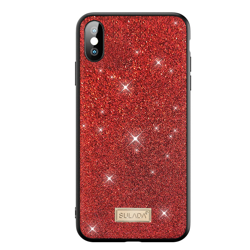 SULADA PU Leather+TPU Phone Case for iPhone XS / X 5.8-inch