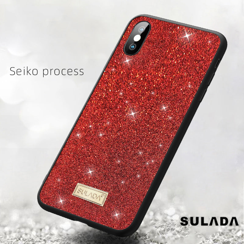 SULADA PU Leather+TPU Phone Case for iPhone XS / X 5.8-inch