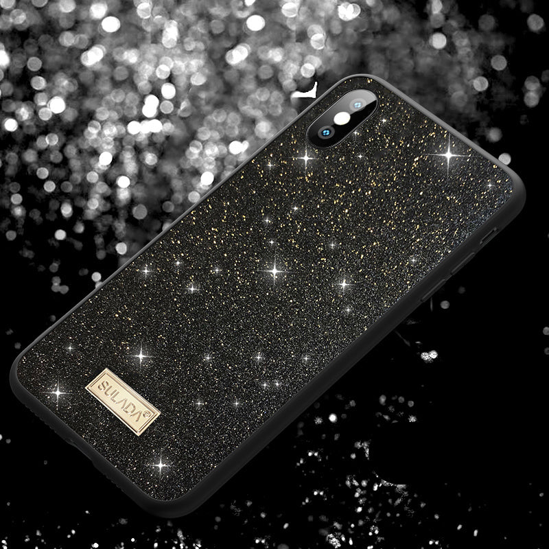 SULADA PU Leather+TPU Phone Case for iPhone XS / X 5.8-inch