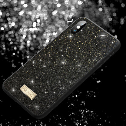 SULADA PU Leather+TPU Phone Case for iPhone XS / X 5.8-inch