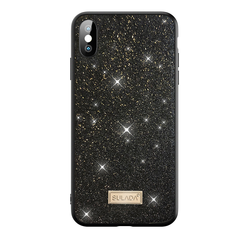 SULADA PU Leather+TPU Phone Case for iPhone XS / X 5.8-inch