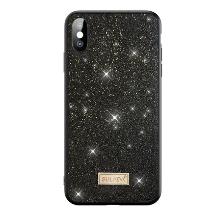 SULADA PU Leather+TPU Phone Case for iPhone XS / X 5.8-inch