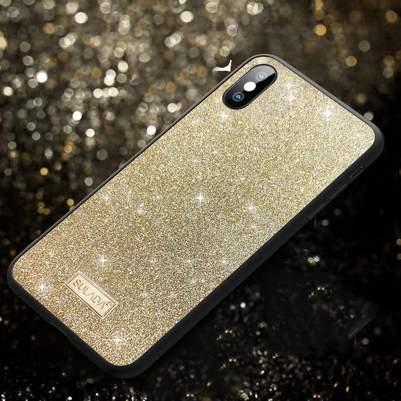 SULADA PU Leather+TPU Phone Case for iPhone XS / X 5.8-inch