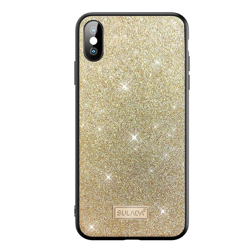 SULADA PU Leather+TPU Phone Case for iPhone XS / X 5.8-inch