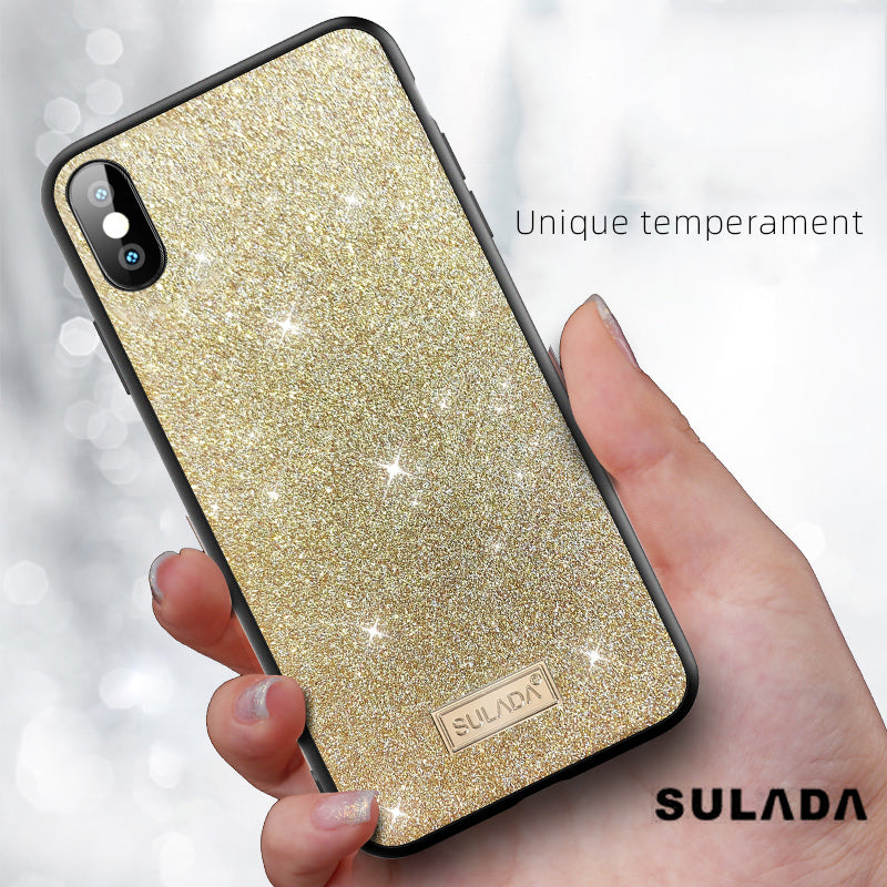 SULADA PU Leather+TPU Phone Case for iPhone XS / X 5.8-inch