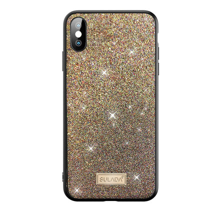 SULADA PU Leather+TPU Phone Case for iPhone XS / X 5.8-inch