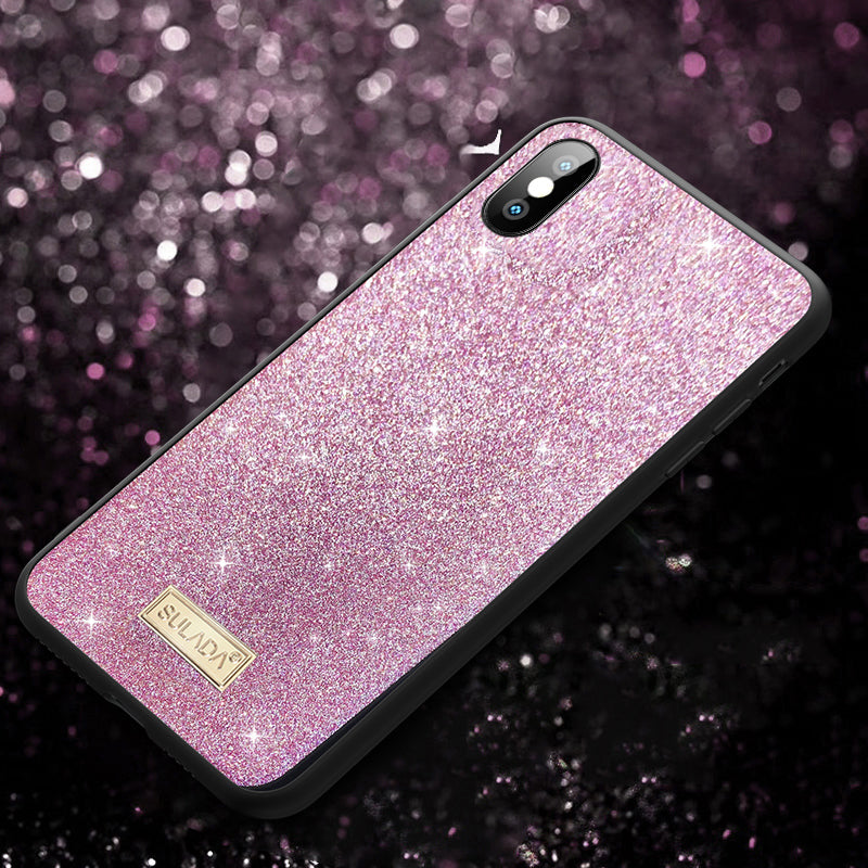 SULADA PU Leather+TPU Phone Case for iPhone XS / X 5.8-inch