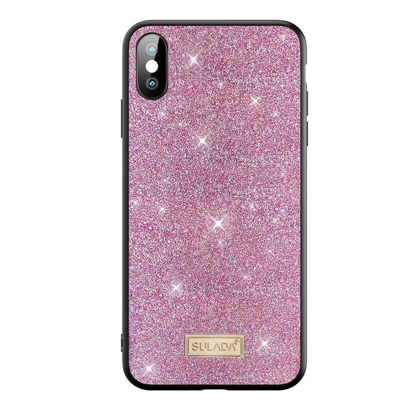 SULADA PU Leather+TPU Phone Case for iPhone XS / X 5.8-inch
