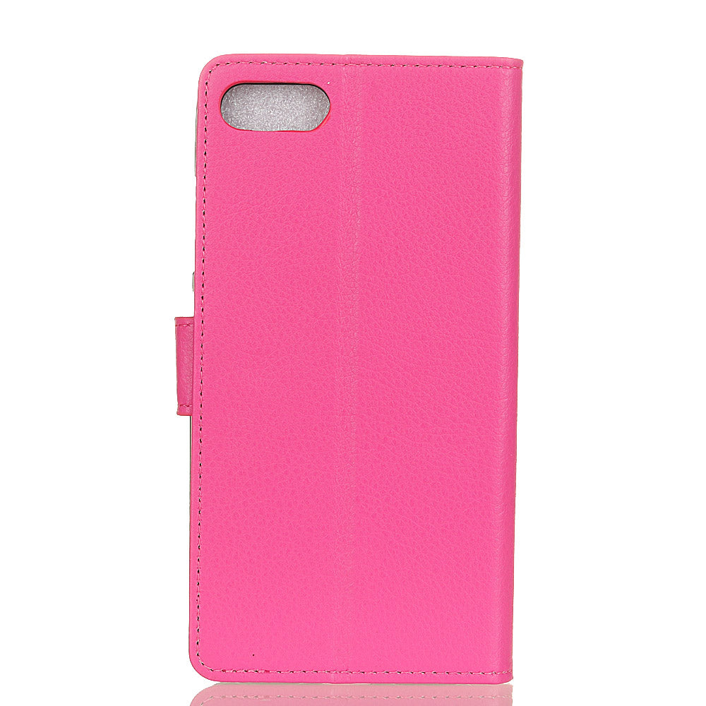 Litchi Skin Classics Wallet Stand Leather Flip Cover for iPhone SE (2020)/SE (2022)/7/8 4.7 inch