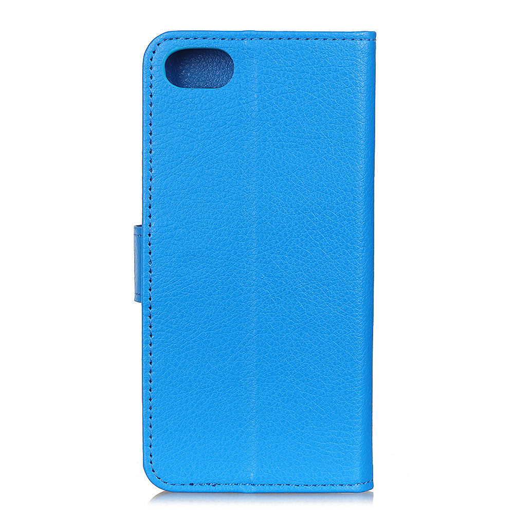 Litchi Skin Classics Wallet Stand Leather Flip Cover for iPhone SE (2020)/SE (2022)/7/8 4.7 inch