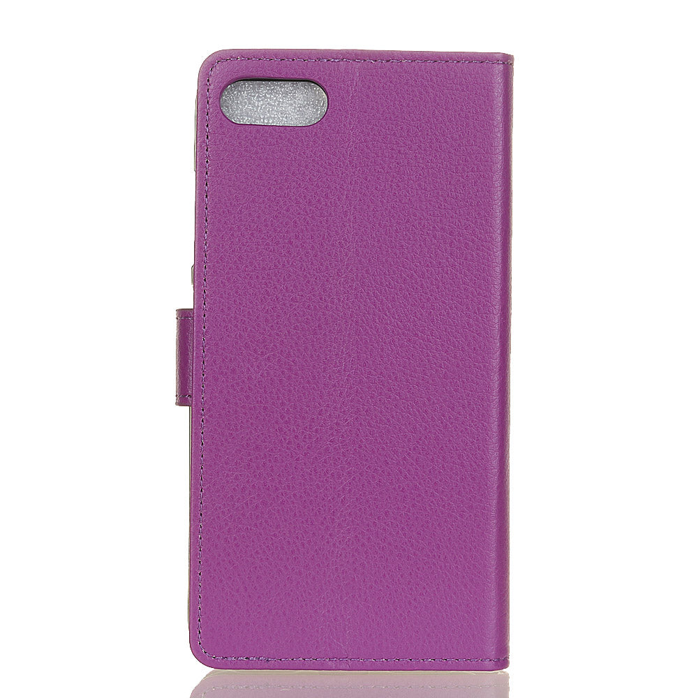 Litchi Skin Classics Wallet Stand Leather Flip Cover for iPhone SE (2020)/SE (2022)/7/8 4.7 inch