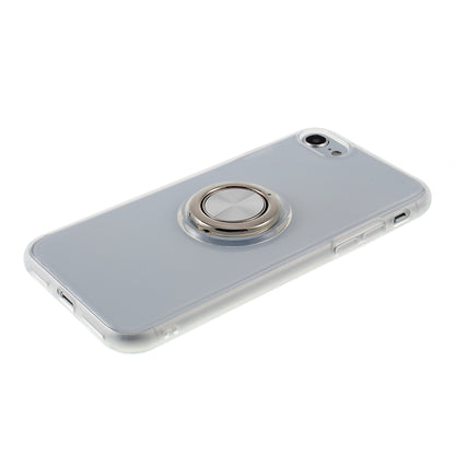 Rotary Metal Finger Ring Kickstand Cover TPU Phone Case for iPhone SE (2020) / SE (2022) / 7 / 8 4.7 inch