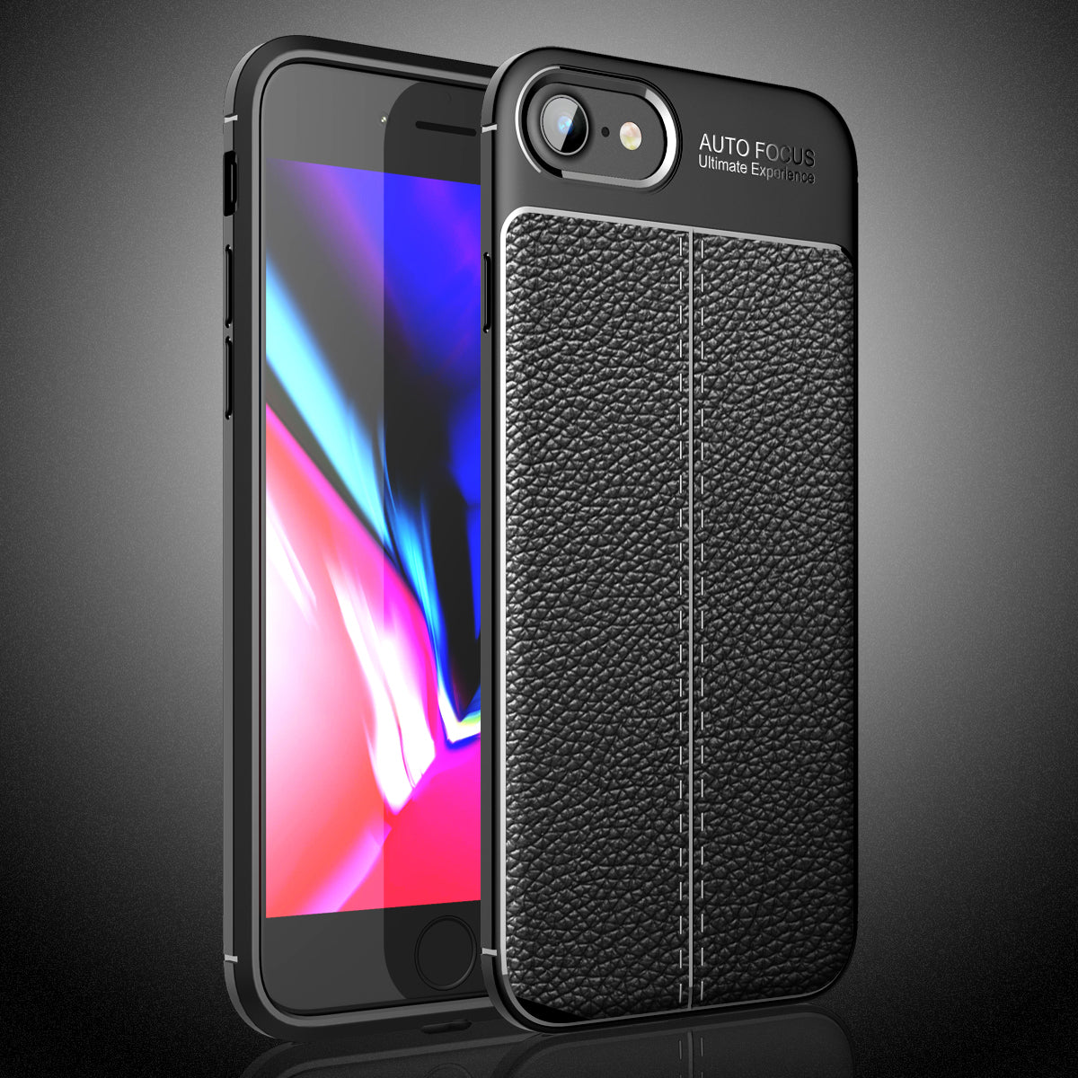 Litchi Texture TPU Cover for iPhone SE (2022)/SE (2020)/8/7