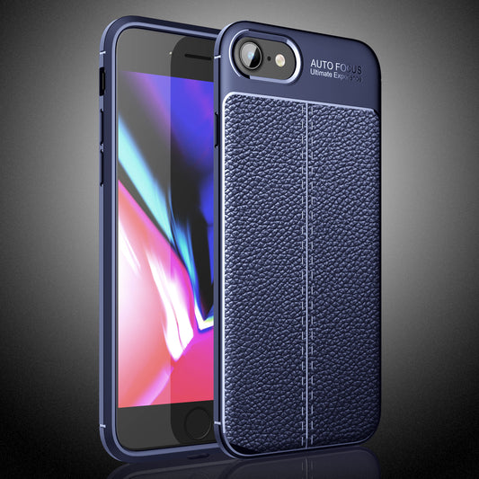 Litchi Texture TPU Cover for iPhone SE (2022)/SE (2020)/8/7